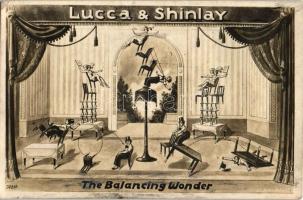 Lucca & Shinlay; The Balancing Wonder, circus acrobats s: J. S. Brandoly (EK)