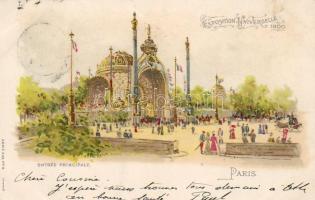 Paris Weltausstellung 1900 C Litho (fl)