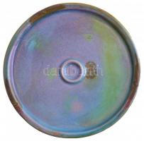 1984. "Magyarország - Franciaország Bélyegkiállítás - Budapest 1984" eozin mázas Zsolnay p...