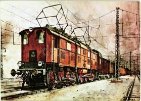 20 db MODERN vonat témájú motívum lap / 20 modern motive cards, train