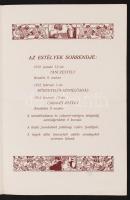 1912 Szecessziós farsangi meghívó (Geiger Richárd), Kner kiadvány, 24x15cm