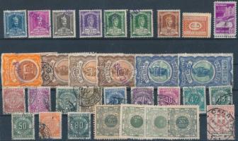 32 db régi olasz okmánybélyeg