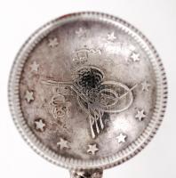 Török pénzérméből készült ezüst(Ag) kanál, 6 g /
silver spoon, 6 g