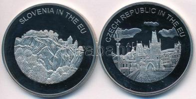Máltai Lovagrend 2004. 100L "Csehország az EU-ban" + 2004. 100L "Szlovénia az EU-ban&...