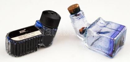 2 db tintatartó, egyik majdnem tele, h:9 cm (2×)