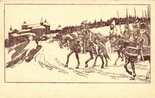 Krasznahorka, vár bevétele, Klösz / occupation of the castle