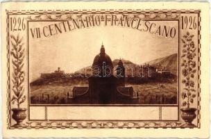 1926 Assisi, S. Maria degli Angeli, Ricordo VII Centenario Francescano / Centenary