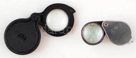 IOR Bucarest nagyító, Triplet 30x21 mm-es nagyító műanyag dobozban