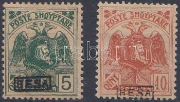 1920/1922 Skanderbeg 2 values, 1920/1922 Skanderbeg 2 érték