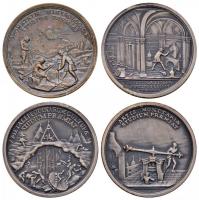 DN "Selmecbányai Bányászati Akadémia tanulmányi éremsorozat" Matthäus Donner emlékérméinek...