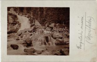 1918 Tátra, Tarpataki vízesés / waterfall, photo