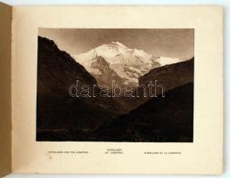 cca 1900-1920 Interlaken, Svájc, leporelló 24 képpel /
cca 1900-1920 Interlaken, Switzerland, lepore...