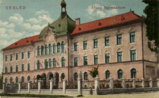 Cegléd - 5 db régi képeslap / 5 old postcards