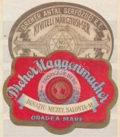 2 db régi sörcímke: Dreher-Haggenmacher, Mezey Ignác töltése, Nagyszalonta, Oradea-mare; Dreher Antal Serfőzdéi Rt., Kőbánya