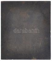 1940. "Országos Kardcsapat Bajnokság" Br díjplakett (61x51,5mm) T:2