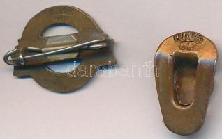 ~1910-1930. "MOTESZ (Magyarországi Testedző Egyesületek Szövetsége)" zománcozott Br jelvén...