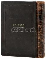 Misná. Széder Moéd - Ünnepek rendje. Varsó. Kiadói bordázott gerincű félbőr kötés, kissé kopottas állapotban.