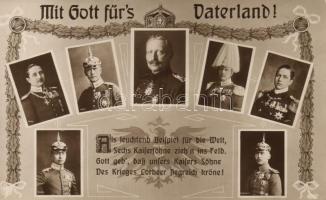 Wilhelm II and his sons, II: Vilmos és fiai