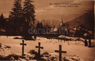 Brassó felszabadítása; hősök temetője Lövölde téren / Die Befreiung Kronstadts, der Heldenfriedhof, Schützenwiese