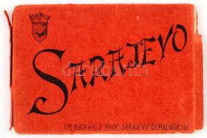 cca 1900 Sarajevo, Em. Buchwald Phot., leporelló 16 képpel / cca 1900 Sarajevo, leporello with 16 pictures