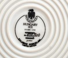 Jurcsák László által tervezett, jelzett, sorszámozott, limitált Hollóházi porcelán tál. Eredeti dísz...