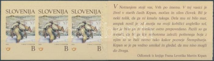 2002 Gyermekkönyvillusztrációk öntapadós bélyegfüzet Mi 389-391