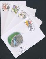 WWF rovarok sor 4 FDC WWF Insects set 4 FDC