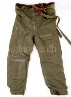 Honvédségi repülős dzseki (téli), 176/47 méret, medveprém  gallérral, honvédségi téli alsó 170/44, a...