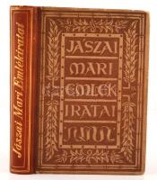 Jászai Mari emlékiratai. Sajtó alá rendezte: Lehel István, rajzokkal ellátta: Haranghy Jenő. Bp., Királyi Magyar Egyetemi Nyomda. Kiadói aranyozott gerincű félbőr kötés, gerincnél kissé kopott, egyébként jó állapotban.
