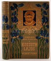 Kossuth Lajos válogatott munkái. Összeállította és bevezetéssel ellátta Kossuth Ferenc. Számos képpel. Bp., Lampel R. Könyvkereskedése. Kiadói aranyozott, festett, dombornyomott egészvászon kötés, színezett lapszélek, jó állapotban.