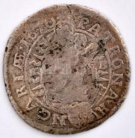 1670KB 6kr Ag "I. Lipót" (2,55g) T:2-,3 Unger II.:1072.