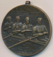 Berán Lajos (1882-1943) 1923. Magyar Evezős Egyletek Országos Szövetsége Br díjérem (40,5mm) T:2