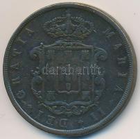 Portugália 1852. 20R Cu "II. Mária" T:3
Portugal 1852. 20 Reis Cu "Maria II" C:...