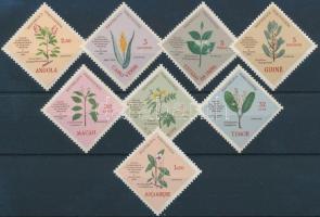Flowers 8 stamps Virág motívum 8 db bélyeg