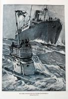 Die große Zeit. Illustrierte Kriegsgecshichte. Band I. Mit zahlreichen Bildern, Karten und Kunstbeil...