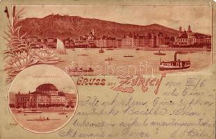 5 db RÉGI külföldi városképes lap; Chicago, Buenos Aires, Berlin, Zürich, Kaprun / 5 old foreign tow...