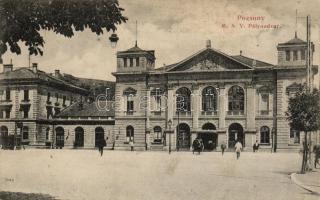 Pozsony, M.Á.V. vasútállomás / railway station (Rb)