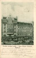 Budapest V. Erzsébet királyné szálló, automobil; Egyetem utca 5.