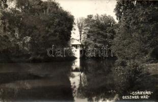 Csákvár, Geszner ház