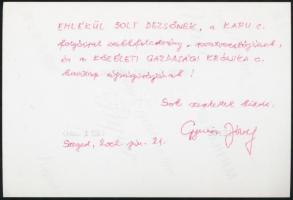 2002 Solt Dezső István (1933-2013) mérnök, a Közéleti Gazdasági Krónika újságírója, sakkozó fotója, ...