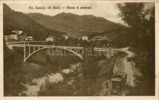Most na Soci, Sv. Lucija ob Soci; bridge, automobile (EK)