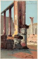 Pompei, Casa del Fauno, litho s: Craffonara