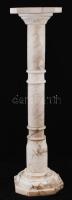 Alabástrom posztamens levehető felsőrésszel / Albaster postamens 83 cm