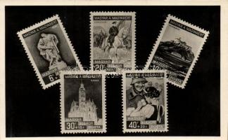1938-1939 Magyar a magyarért Alkalmi bélyegsorozat, Marer Béla kiadása / Hungarian commemorative stamps, So. Stpl