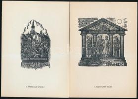 1962 12 metszet magyar grafikusoktól, benne: Gross Arnold (Arnold könyve), Menyhárt József, Bordás F...