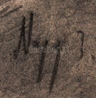 Nagy jelzéssel: Férfi portré I., pasztell, papír, 61,5×43 cm