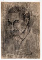 Nagy jelzéssel: Férfi portré II., pasztell, papír, 61,5×43 cm