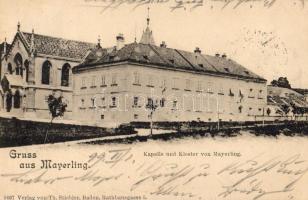 1899 Mayerling Kapelle und Kloster