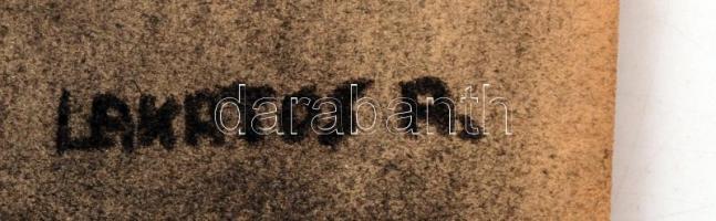 Lakatos jelzéssel: Csendélet vödrökkel, pasztell, papír, 40×61 cm