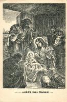 20 db RÉGI használatlan motívumlap Barsy E. szignóval; Karmelita Rendház Szegényalap javára; vallás,...